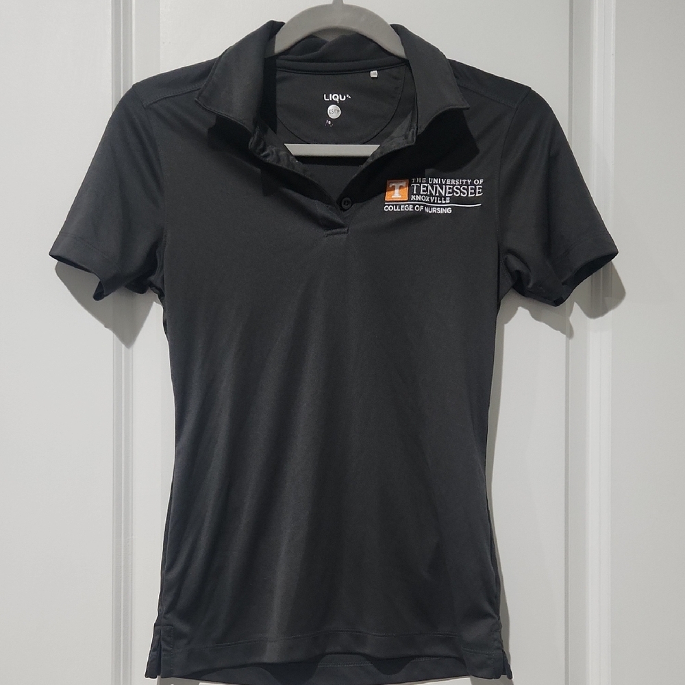 UT Knoxville Nursing Women's Black Button Down Shirt NWOT